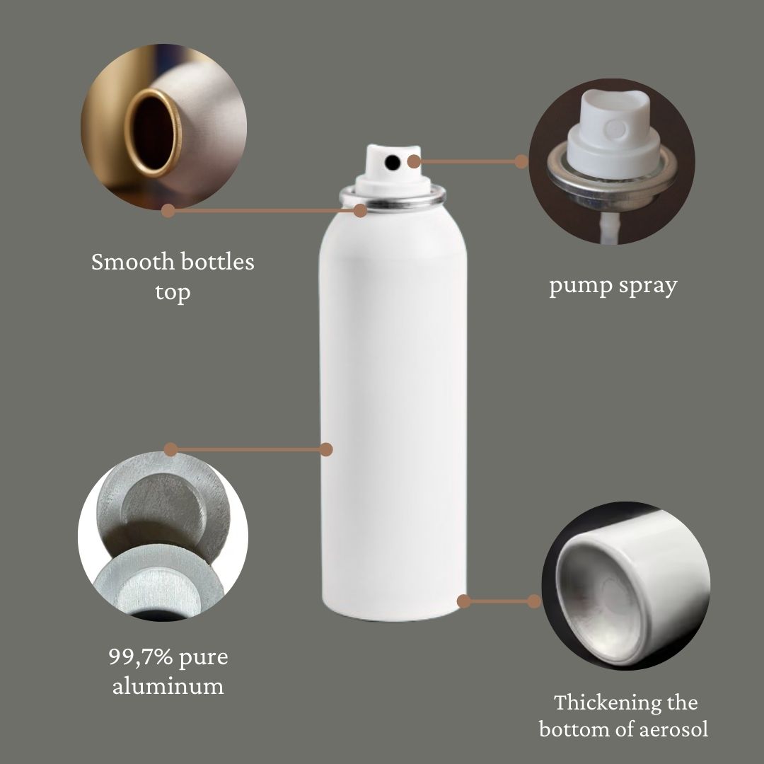 Aluminum pharmaceutical aerosol can